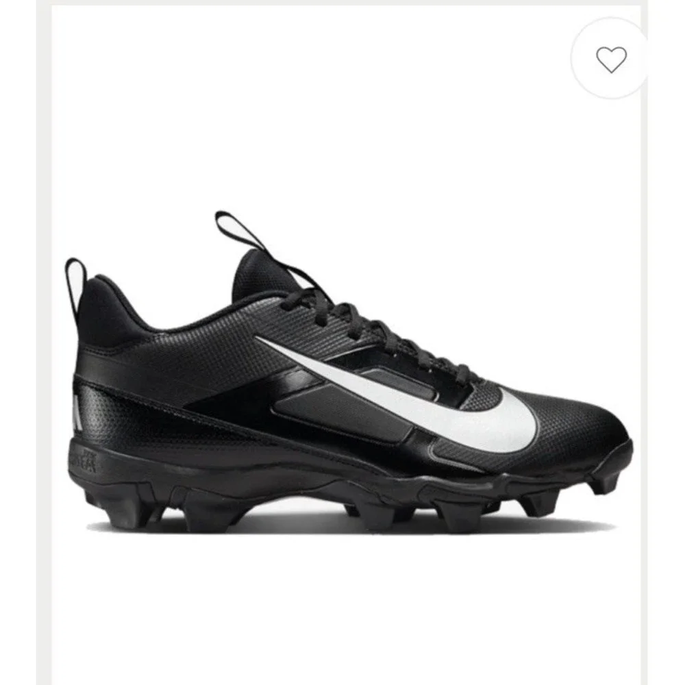 Nike Alpha Menace 4 Shark Football Cleats Mens 14 Wide FQ3875-002 FastFlex Black